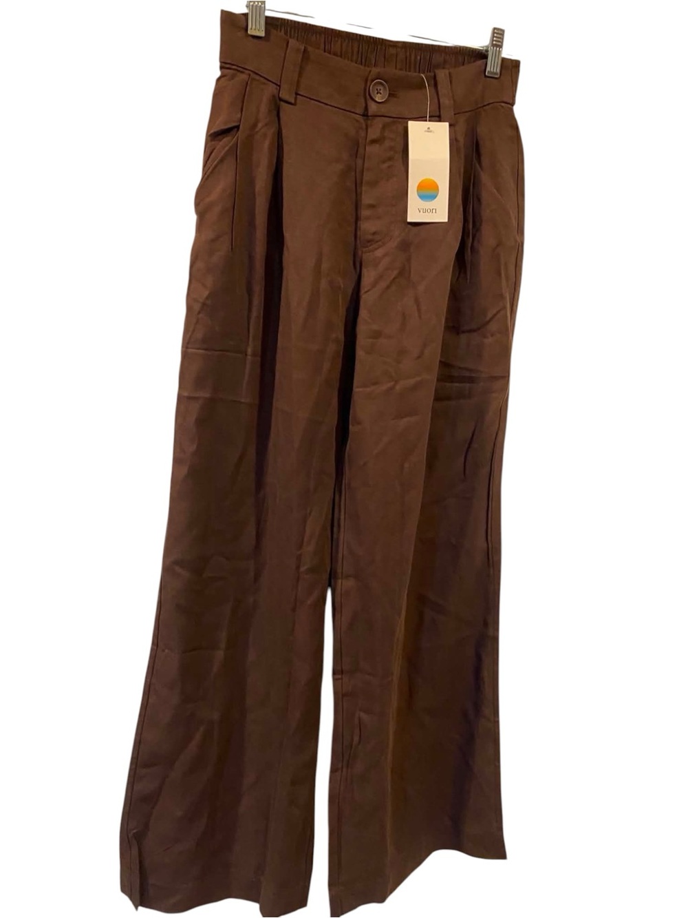 NWT Vuori Trestles Twill Wideleg FRENCH ROAST Size XS - Picture 3 of 6